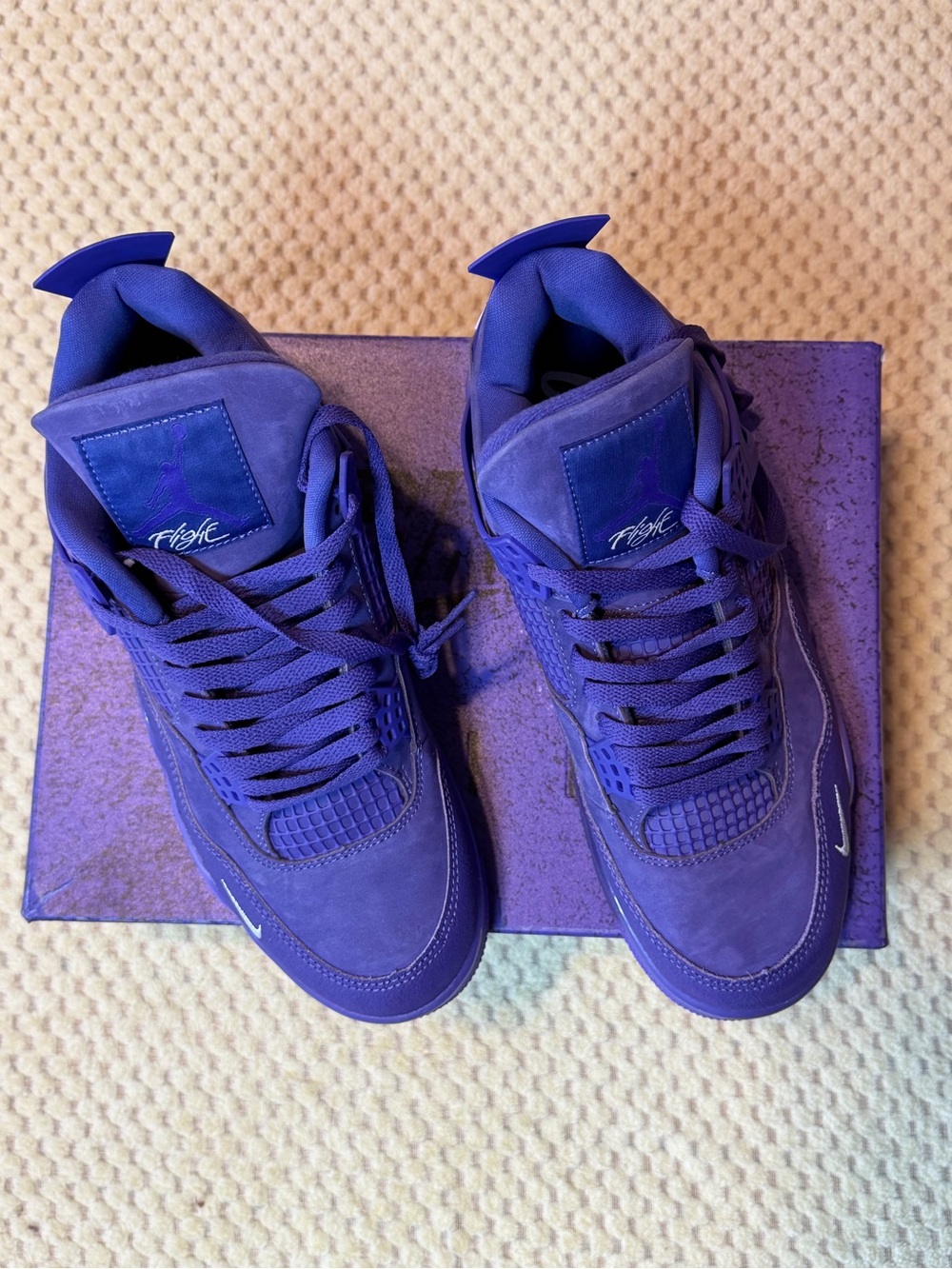 Nike Men’s Purple Suede High-Top Sneakers
